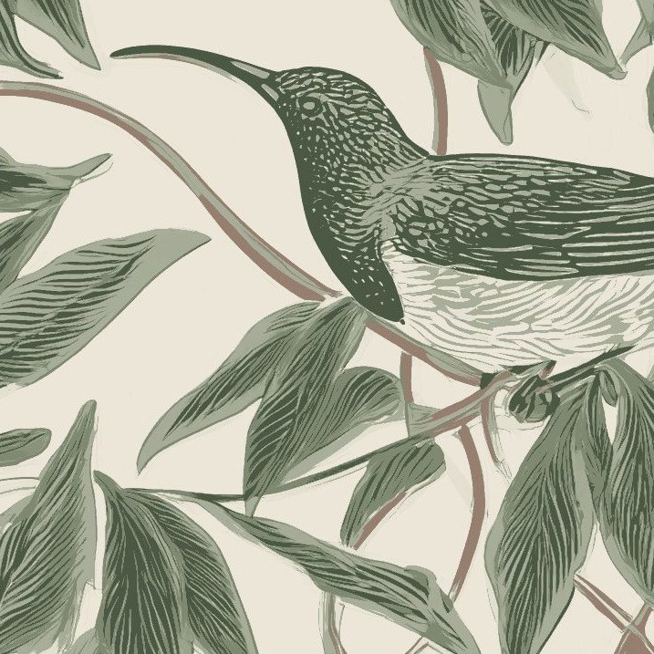 Sunbird Bower Tonal 4 Wallpaper and Wall Murals South Africa Sunbird Bower Tonal close-up showing texture and colour