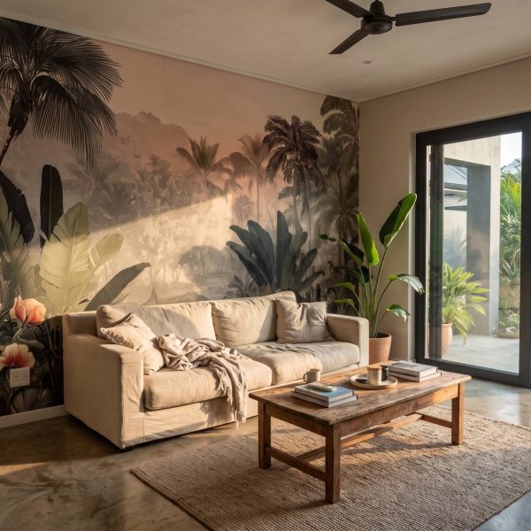 Tropical Dusk Mural