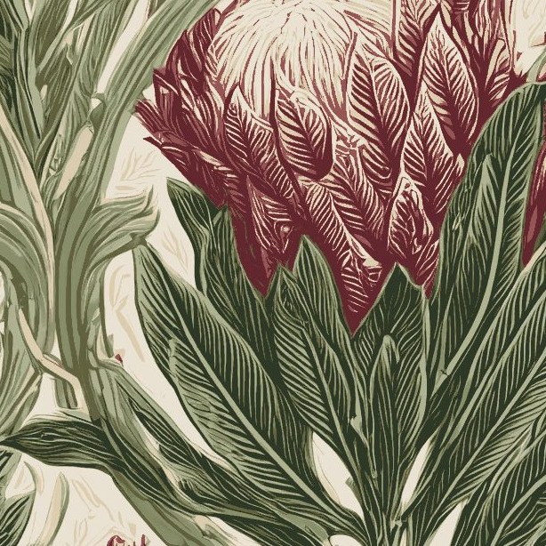 Veld Garden Oxblood 4 Wallpaper and Wall Murals South Africa Veld Garden Oxblood close-up showing texture and colour