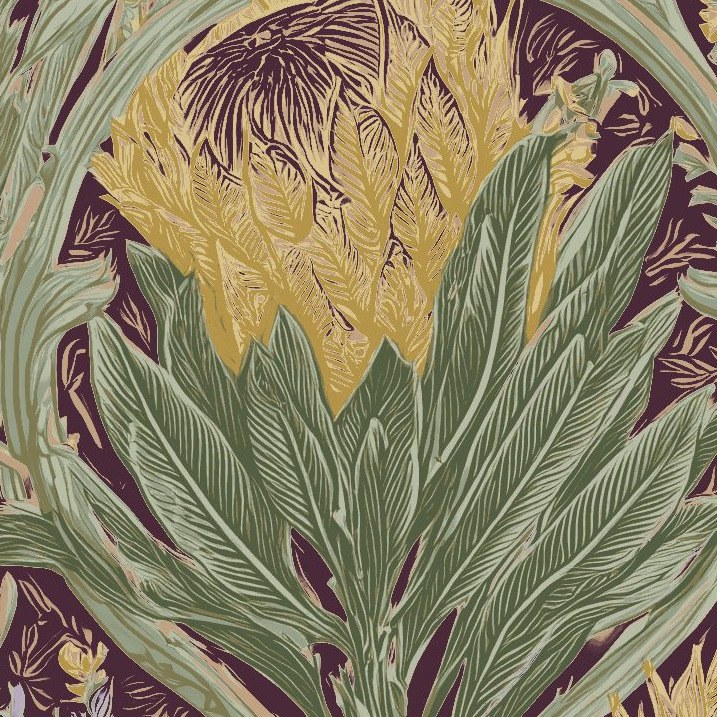 Veld Garden Dusk 4 Wallpaper and Wall Murals South Africa Veld Garden Dusk close-up showing texture and colour