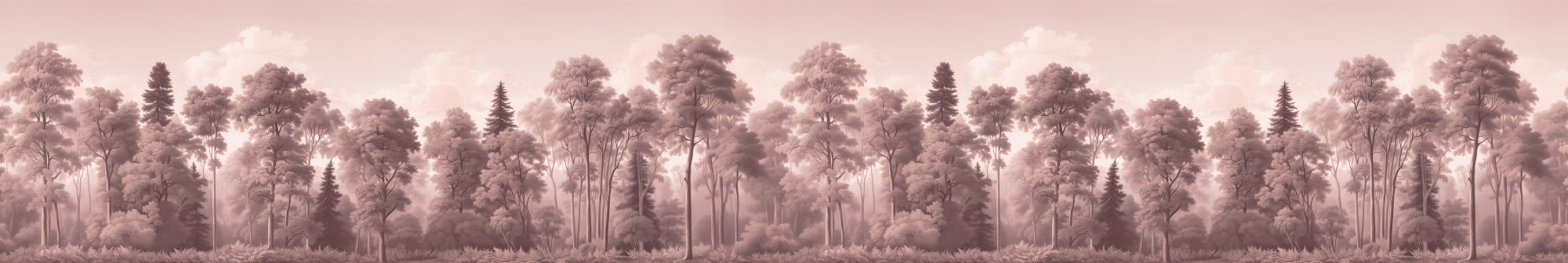 Vintage Forest Blush 2 Wallpaper and Wall Murals South Africa Vintage Forest Blush, forest in blush pink and dusty rose mural - WallpaperOnline