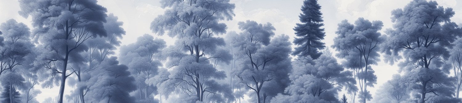 Vintage Forest Delft 4 Wallpaper and Wall Murals South Africa Vintage Forest Delft close-up showing texture and colour