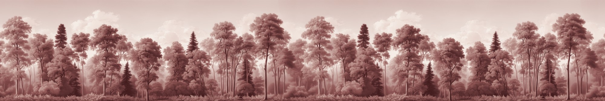 Vintage Forest Oxblood 2 Wallpaper and Wall Murals South Africa Vintage Forest Oxblood, forest in oxblood and blush pink mural - WallpaperOnline