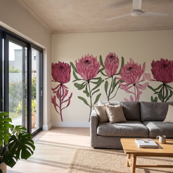 Protea Row shown in a living room