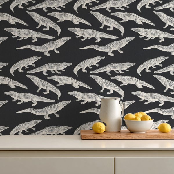 Monochrome Crocodile Shoal