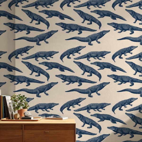 Smile Crocodile Navy