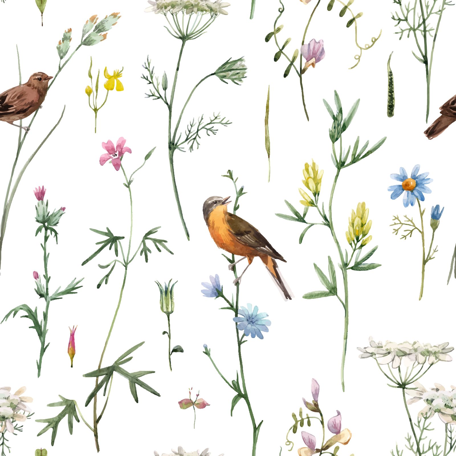 Soaring Sprig Wallpaper 1 Wallpaper and Wall Murals South Africa Soaring Sprig Wallpaper